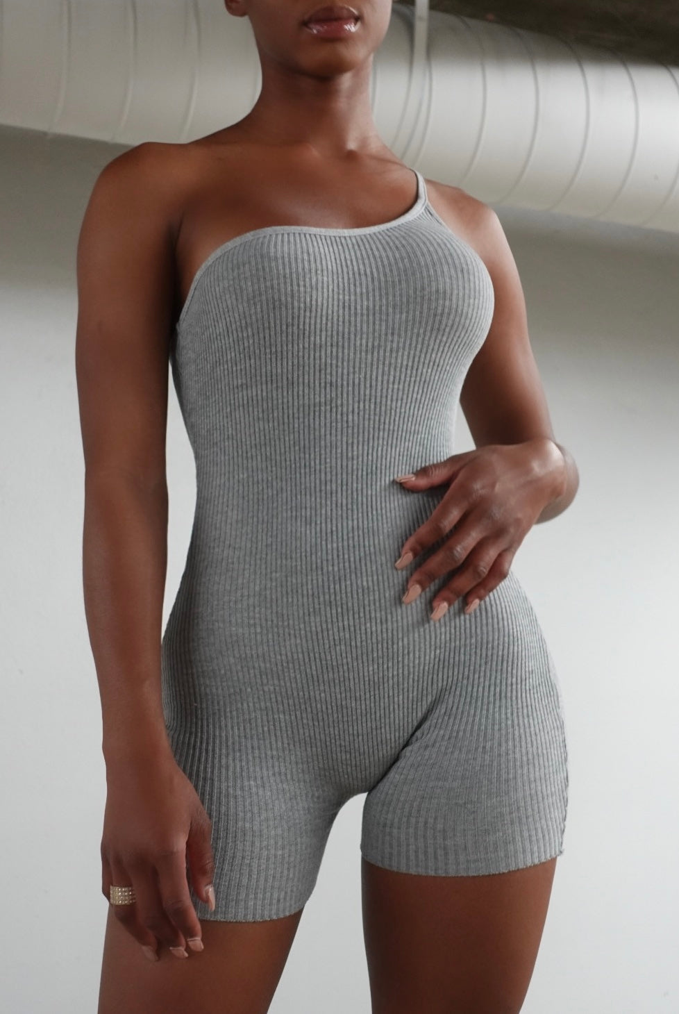 Carina Romper - Grey Area